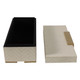 EV19209#17x7" Carley Resin Box, Ivory