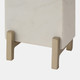 EV19164#23" Lolla White Marble Table