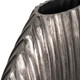 EV19178-02#Metal, 13" Forli Medium Silver Vase