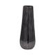 EV19180-01#Metal 15" Jesson Small Graphite Vase