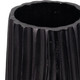 EV19180-01#Metal 15" Jesson Small Graphite Vase