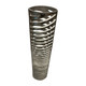 EV19183-02#Metal, 48" Channing Medium Silver Vase