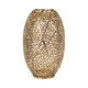 EV19231-01#15" Meadow Metal Urn Shape Vase, Gold