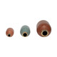 EV19237-04#S/3 7/9/12" Jefford Metal Bottle Vases, Terracotta