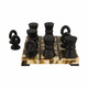 EV19306#12x12 Allagash Horn Resin Tic Tac Toe Set