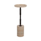 EV19331-01#24" Comino Short Travertine Table, Kd