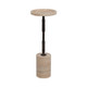 EV19331-01#24" Comino Short Travertine Table, Kd