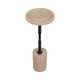 EV19331-01#24" Comino Short Travertine Table, Kd