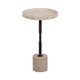EV19331-02#27" Comino Tall Travertine Table Kd