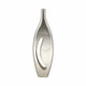 EV19358-01#20" Davena Silver Metal Vase