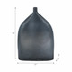 EV19363-03#16" Mauer Sleek Metal Gray Vase