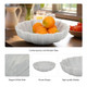 EV19414#14" Bauer White Marble Tray
