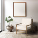 EV19574#34" Exuma Accent Chair, Ivory