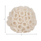 19615-01#6" Round Coral Orb, Ivory