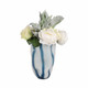EV19447-02#11" Beldan Medium Blue Glass Vase