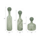 EV19452-01#S/3 12/17/19" Verena Green Lidded Glass Bottles