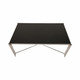 EV19490-03#44" Aldine Stainless Steel Coffee Table