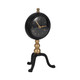 EV19504#10" Addison Gold And Black Desk Clock
