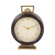 EV19505#9" Jansen Gold And Brown Desk Clock