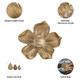 EV19524#7" Rommie Gold Flower