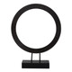 EV19576-01#23" Volta Small Black Wood Ring Statuary