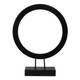 EV19576-01#23" Volta Small Black Wood Ring Statuary