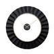 EV19578#40" Fenn Black Wood Wall Clock
