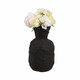 EV19600-02#14" Cleo Large Black Ecomix Vase