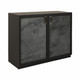 EV19625#38" Brasvo Slate Chest, Black