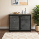 EV19625#38" Brasvo Slate Chest, Black