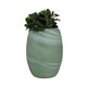 EV19633-03#16" Garbo Large Green Glass Vase
