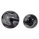 EV19702-01#S/2 5/6" Katrina Gray Swirl Spheres