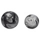 EV19702-01#S/2 5/6" Katrina Gray Swirl Spheres