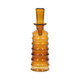 EV19705-01#14" Clarimond Ridged Amber Glass Bottle