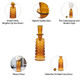 EV19705-01#14" Clarimond Ridged Amber Glass Bottle