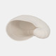 19739-02#10" Nautilus Shell Planter, White
