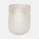 19739-02#10" Nautilus Shell Planter, White