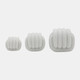 EV19778#S/3 3/4/5" Huzzah Decor Knot Object, White