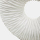 EV19797#21" Nataly Large Quartz Resin Vase, White