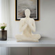 EV19802#25" Avalon Zen Quartz Resin Statuary, White