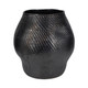 EV19816#16" Sobaek Small Vase, Black