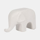 19821-01#9" Big Ear Elephant, White