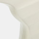 19843-01#14" Ribbed Open-cut Out Vase, Ivory