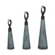 EV19484#S/3 16/20/23" Bente Patina Bottles