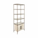 EV19669#84" Azamara Real Hide Etagere Shelf