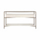 EV19670#60" Azamara Real Hide Console Table