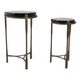 EV19672-02#S/2 26" Lauro Bronze Recycled Glass Accent Table