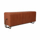 EV19685#60" Felix Real Leather Bench