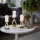EV19824-01#S/3 13/13/15" Provence Gold Candle Holders