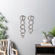 EV19831#S/2 20/24" Dayton Metal Chain Wall Decor, Silver